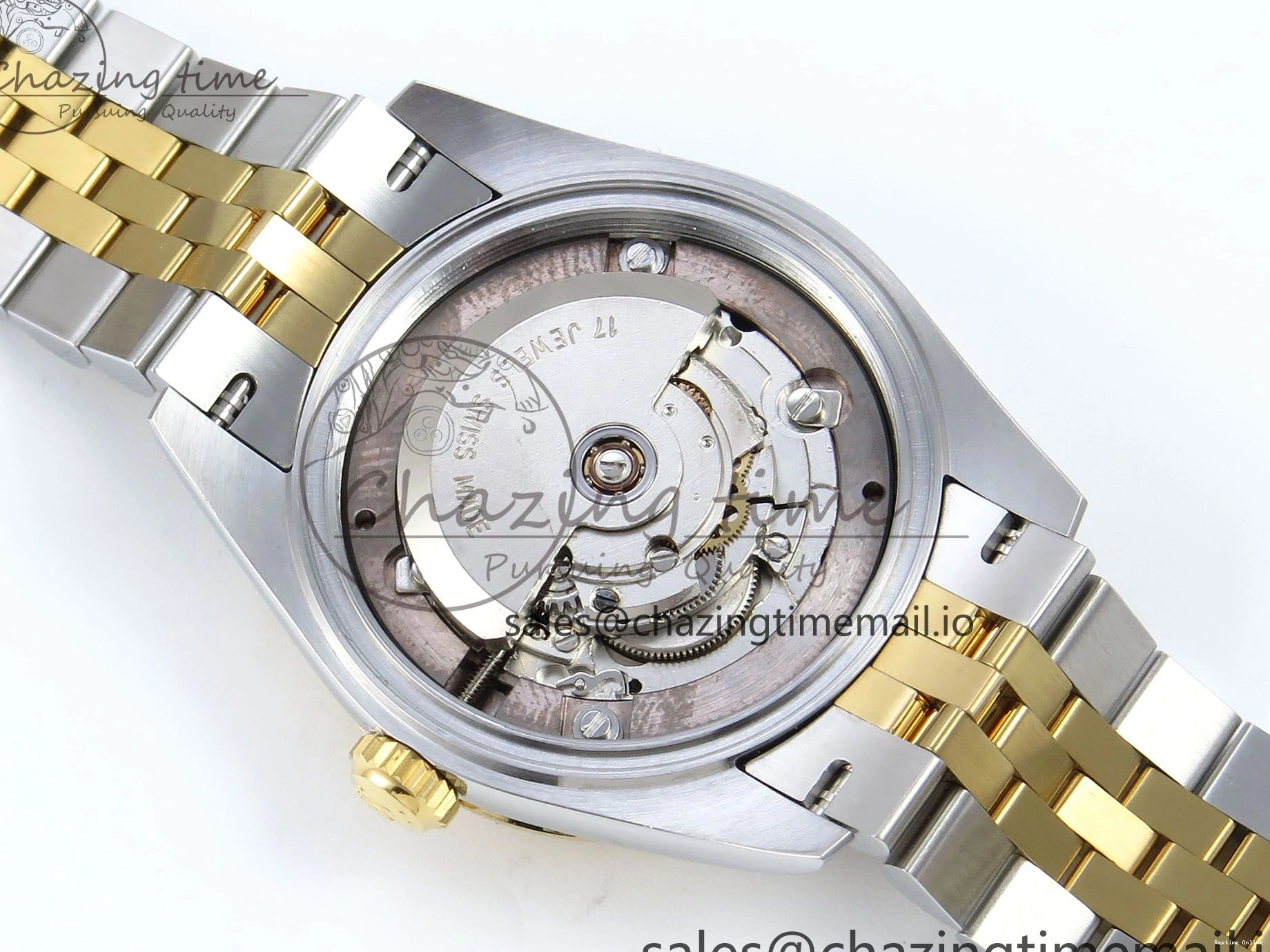 0214 DateJust 31 278273 ARF 1:1 Best Edition 904L Steel Silver Diamonds Dial on SS YG Jubilee Bracelet ETA TechFriendly 571